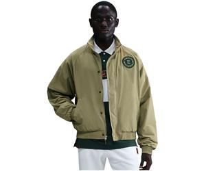 Giacca da tennis da uomo Nike Court Heritage - neutral olive/fir - Verde (S)