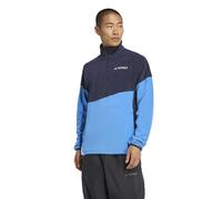 adidas performance - Terrex multi climawarm - Anorak in pile inchiostro legend e blu ray-Blu navy XL