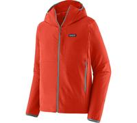 Felpa con cappuccio patagonia r1 techface arancione da uomo