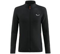 Salewa Puez Waffle Hybrid Polarlite Full Zip Fleece Nero L Uomo