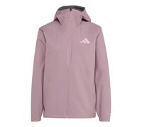 adidas Donna Terrex Multi 2.5 Layer Climaproof Rain Coat, magic mauve, M