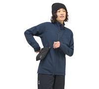 Haglofs Rosson Mid Full Zip Fleece Blu S Donna