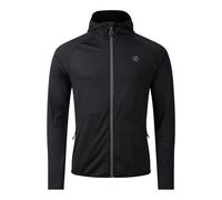 Felpa da trekking Dare2b da uomo Assimilate VI Stretch, strato intermedio elasticizzato con cappuccio e protezione UV.
