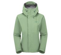 Giacca da trekking Rab Downpour Jacket Wmns (Fig Green) Donna M (12 UK)
