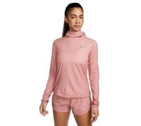 Giacca da tuta dri-fit con cappuccio da donna Nike Swoosh Print Pacer Rosso L