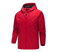 Giacca da Uomo Autunnale Monostrato Sottile Antivento Impermeabile Punching