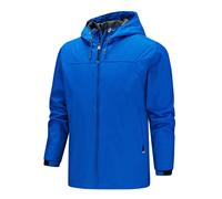 Giacca da Uomo Autunnale Monostrato Sottile Antivento Impermeabile Punching