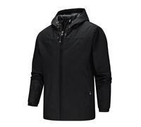 Giacca da Uomo Autunnale Monostrato Sottile Antivento Impermeabile Punching