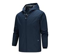 Giacca da Uomo Autunnale Monostrato Sottile Antivento Impermeabile Punching