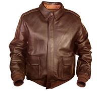 Giacca da uomo Casual and Fashionable Leather Jacket Motorcycle Collar Jacket Flight Jacket Uomo Giacche Softshell, marrone, 4XL