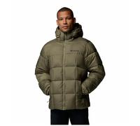 Columbia Puffect 4 - Piumino da uomo con cappuccio, colore verde pietra, M