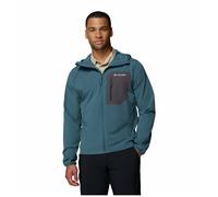 Columbia Tall Heights 3 - Giacca Softshell da uomo, con cappuccio, colore blu sempreblu/squalo, XL