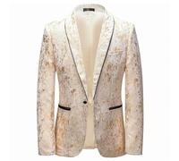 Giacca da uomo con stampa sottile, abito da ballo, banchetto, smoking, abito da sposa, abiti formali e sociali, blazer, 014, L