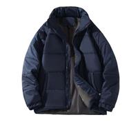 Giacca da Uomo Invernale, Giubbotto Termico Uomo Giubbotto Pile Termica Jacket Antivento Impermeabili Casual con Cerniera E Tasche Piumini Leggeri Uomo per Città Lavoro E Tempo