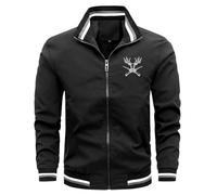 Giacca da Uomo Invernale Jacket Softshell Casual Mezza Stagione Antivento Trench A Vento Vintage Steampunk Primavera Estate Bomber Giubbino Autunno