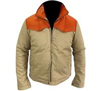Giacca da uomo John Dutton Yellowstone Cowboy in cotone Kevin Costner, Giacca in cotone, XL