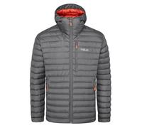 Rab - Piumino caldo da uomo - Microlight Alpine Jacket Graphene per Uomo in Pelle - Taglia L - Grigio