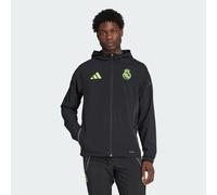 Giacca Tiro25 Pro Vis Tech Travel Real Madrid Black / Lucid Lemon 2XL