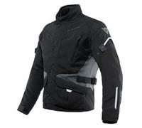 Dainese - Tempest 3 D-Dry, Giacca da Uomo Moto Touring, Giacca Impermeabile, Fodera Termica Rimovibile, Protezioni su Spalle e Gomiti, Nero/Nero/Ebano, 46