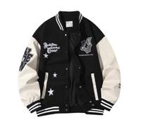 Giacca del college varsity da uomo, giacca da bomber da baseball, fida