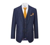 Giacca Del Completo Skopes Woolf Per Uomo In Check Blu Navy, 34S A 70L