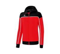 Erima Change By Giacca da Allenamento con Cappuccio, rosso/nero/bianco, 42 Donna