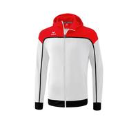 Erima Change By Giacca da Allenamento con Cappuccio, bianco/rosso/nero, S Unisex-Adulto