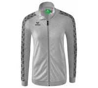 Erima Donna Essential Team Giacca della tuta, grigio chiaro melange, 42