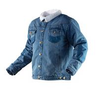 Giacca denim isolata, taglia Xxl