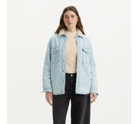 Giacca denim Lola Shacket Blu L Tinta unita