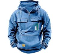 Giacca di Felpa Uomo Felpa Leggera da Esterno con Tasche Felpe Casual Maniche Lunghe Traspiranti Cappuccio Classiche a Tinta Unita Comoda da Lavoro Abbigliamento Jogging Autunnale E Invernale