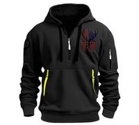Giacca di Felpa Uomo Felpe Leggera da Esterno con Tasche Felpa Casual Maniche Lunghe Jogging Cappuccio Classiche a Tinta Unita Comoda da Lavoro Abbigliamento Traspiranti Autunnale E Invernale