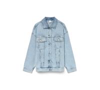 Vero Moda - Giacca di jeans oversize azzurro slavato-Blu XL