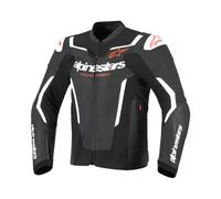 Giacca di pelle Alpinestars GP Force V2 - nero/bianco