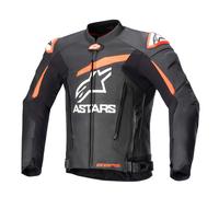 Giacca di pelle Alpinestars GP Plus V4 nero/rosso flo/bianco
