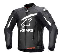 Giacca di pelle Alpinestars GP Plus V4 nero/bianco