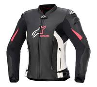 Alpinestars Giacca moto donna Stella GP Plus R V4 pelle/tessuto Nero/Bianco/Rosa 46
