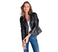 Giacca di pelle da donna Le Temps des cerises Nancy Noir XS