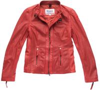 Blauer USA Miller Giacca in pelle perforata Ladies, rosso, taglia S per donne