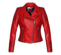 Giacca di pelle Donna Graza Agnello Nappa Vera da Motociclista Primavera