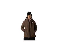 Giacca donna 3 in 1 the north face carto mono triclimate con cappuccio marrone