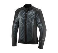 Ixon Artemis Giacca tessile impermeabile per motociclette, Bianco/nero, Taglia 3XL