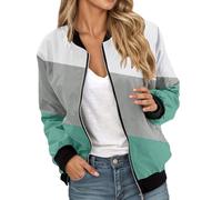 Giacca Donna Baseball, Giacca Primaverile Donna Moda Piazza Sottile Borsa Giacca Giubbino Cappotto Baseball Top Elegante Tempo Libero Giacca Elegante Donna per Il Tempo Libero