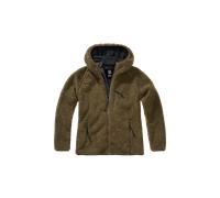 Brandit Teddyfleece Giacca da donna, verde, taglia 2XL per donne