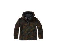 Giacca Donna Brandit Teddyfleece Hood WoodlandXL Woodland