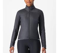 Castelli fly women s giacca invernale black silver