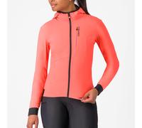 Giacca sottile a vento Castelli Fly Unltd rosa brillante donna - S
