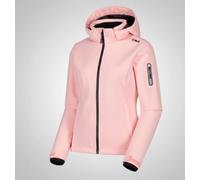 Giacca Donna CMP CAMPAGNOLO Softshell Woman Zip Hood 39A5006 B309 Rosa