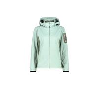 Giacca Donna CMP CAMPAGNOLO Softshell Woman Zip Hood 39A5016 E421 Verde