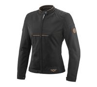 Ixon Cornet Impermeabile Ladies Motocycle Giacca in tessuto, nero-marrone, taglia L per donne